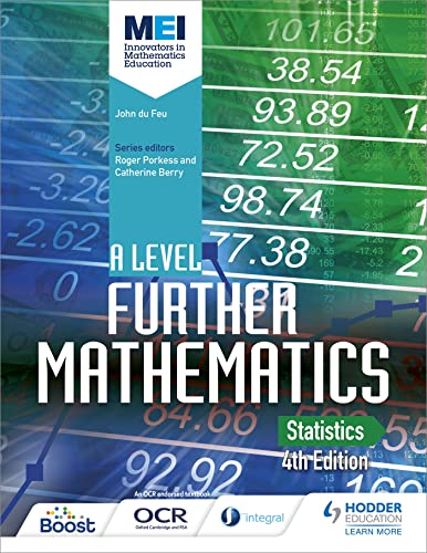 Beispielbild fr MEI A-Level Further Mathematics Statistics zum Verkauf von Blackwell's