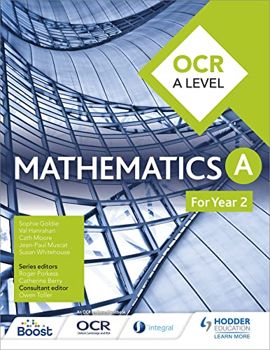 Imagen de archivo de OCR A Level Mathematics Year 2 a la venta por AwesomeBooks