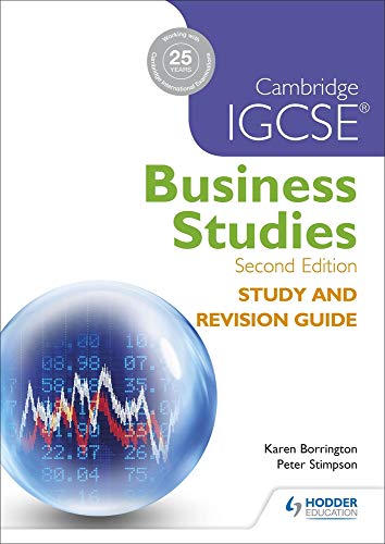 Stock image for Cambridge IGCSE Business Studies Study and Revision Guide 2nd edition for sale by WorldofBooks