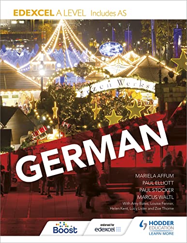 Stock image for Edexcel A level German (includes AS) (Edexcel a/As German) for sale by Monster Bookshop