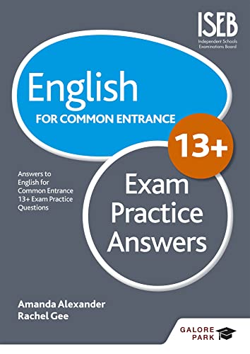 9781471868993: English for Common Entrance at 13+ Exam Practice Answers