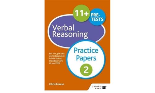 Stock image for 11+ Verbal Reasoning Practice Papers 2 for sale by Big River Books