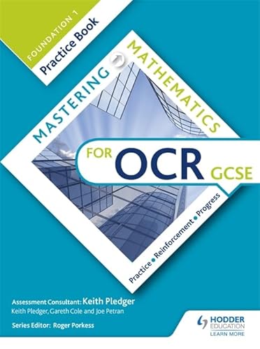 Stock image for Mastering Mathematics OCR GCSE Practice Book: Foundation 1 (Mastering Maths Practice Book) for sale by AwesomeBooks