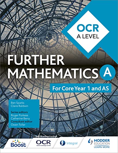 Imagen de archivo de OCR A Level Further Mathematics Core Year 1 (AS) a la venta por Chiron Media