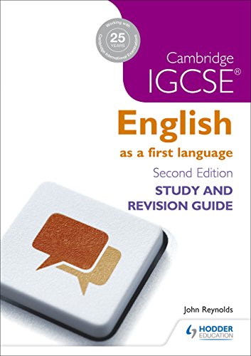 Imagen de archivo de Cambridge IGCSE English First Language Study and Revision Guide (IGCSE Study Guides) a la venta por AwesomeBooks