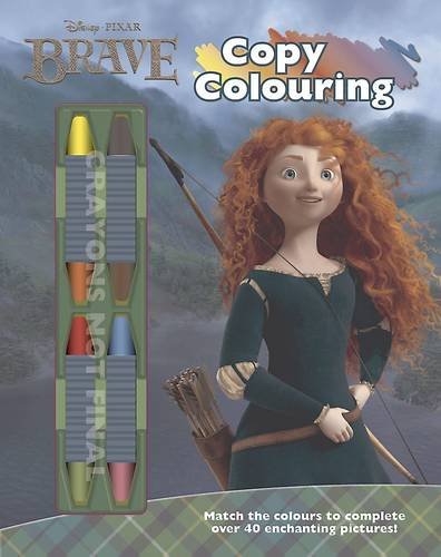 Beispielbild fr Disney's Brave Copy Colouring Book With Crayons zum Verkauf von WorldofBooks