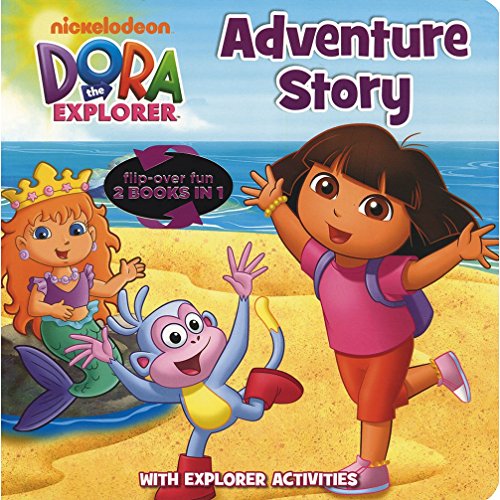 9781472316851: Dora the Explorer Flip Me Over Story Book: Flip Over Fun ...