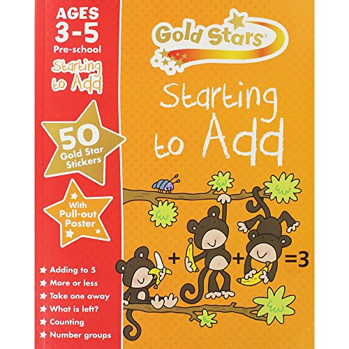 Beispielbild fr Gold Stars Starting to Add Preschool Workbooks (Gold Stars Preschool Workbooks) zum Verkauf von WorldofBooks