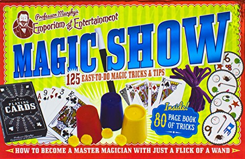 9781472365699: Magic Show: 125 Easy-To-Do Magic Tricks & Tips [With 5 Magic Cards, Pack of Playing Cards and 4 Balls, 3 Ropes, 4 Mind Reading Disks, Magic Wand a (Professor Murphy's Emporium of Entertainment)