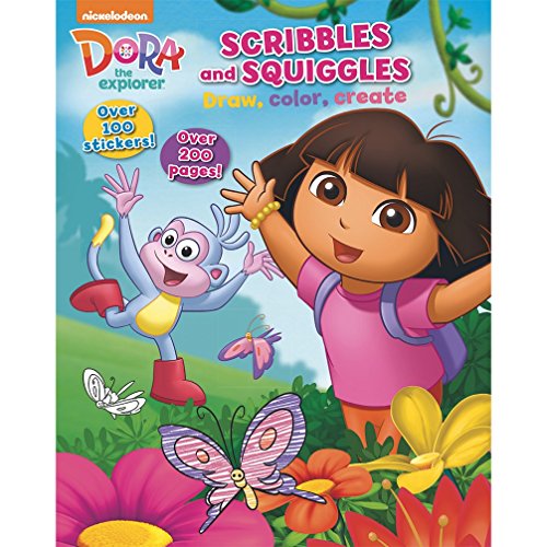 Stock image for Dora the Explorer Scribbles and Squiggles: Draw, Color, Create for sale by Hawking Books
