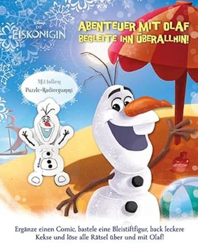 9781472399892: Disney Die Eisknigin - Abenteuer mit Olaf: Mit tollem Puzzel-Radiergummi