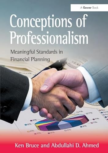 Imagen de archivo de Conceptions of Professionalism: Meaningful Standards in Financial Planning a la venta por Chiron Media