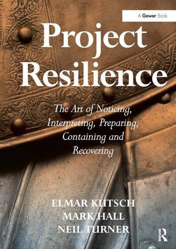 Beispielbild fr Project Resilience: The Art of Noticing, Interpreting, Preparing, Containing and Recovering zum Verkauf von AwesomeBooks