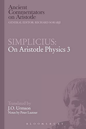 Stock image for Simplicius: On Aristotle Physics 3 for sale by Chiron Media