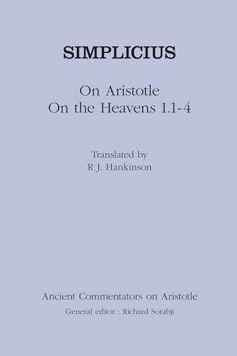 Imagen de archivo de Simplicius: On Aristotle on the Heavens: Vol 1.1-4 a la venta por Revaluation Books