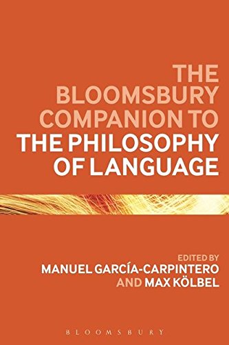 Imagen de archivo de The Bloomsbury Companion to the Philosophy of Language Format: Paperback a la venta por INDOO
