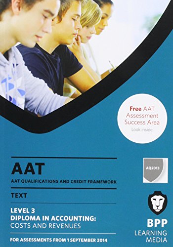 9781472709035: AAT Costs and Revenues: Study Text