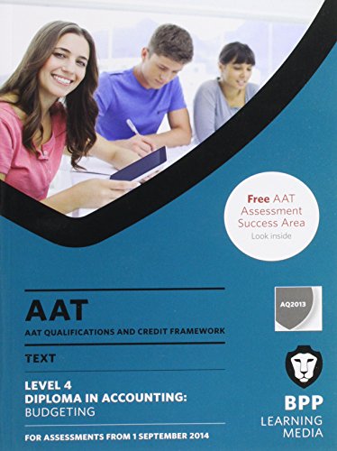 9781472709059: AAT Budgeting: Study Text