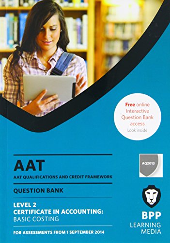 9781472709332: AAT Basic Costing: Question Bank