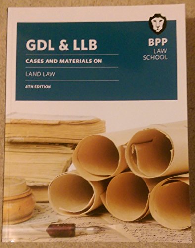 Stock image for GDL & LLB: Cases and materials on land law for sale by WorldofBooks