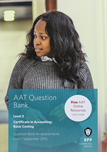9781472721990: AAT Basic Costing: Question Bank