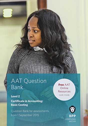 Stock image for AAT Basic Costing: Question Bank for sale by Reuseabook