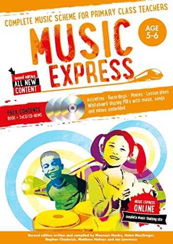 Beispielbild fr Music Express: Age 5-6 (Book + 3 CDs + DVD-ROM): Complete music scheme for primary class teachers zum Verkauf von WorldofBooks