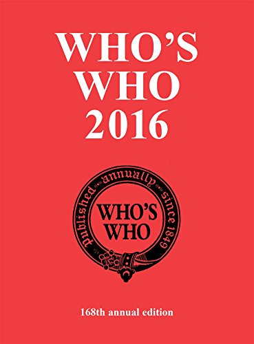 Stock image for Who's Who 2016 for sale by Better World Books Ltd