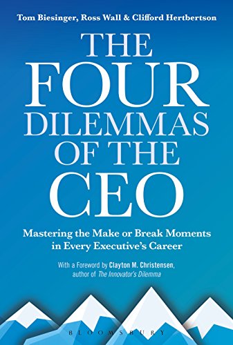 Beispielbild fr The Four Dilemmas of the CEO : Mastering the Make-Or-break Moments in Every Executive's Career zum Verkauf von Better World Books