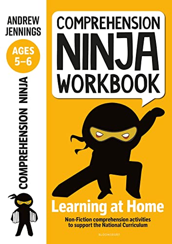 Beispielbild fr Comprehension Ninja Workbook for Ages 5-6: Comprehension activities to support the National Curriculum at home zum Verkauf von WorldofBooks