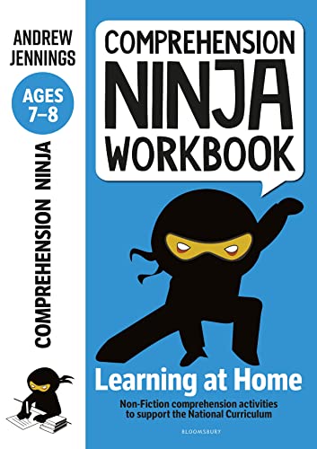 Imagen de archivo de Comprehension Ninja Workbook for Ages 7-8: Comprehension activities to support the National Curriculum at home a la venta por WorldofBooks