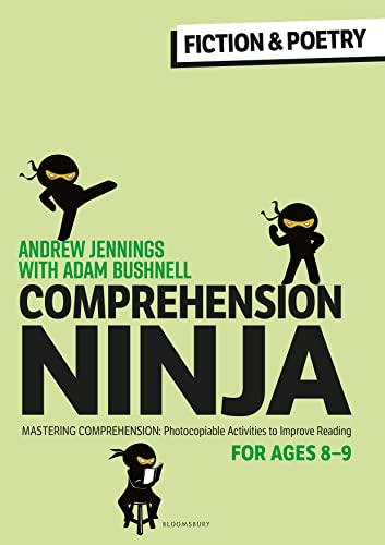 Beispielbild fr Comprehension Ninja for Ages 8-9: Fiction & Poetry: Comprehension worksheets for Year 4 zum Verkauf von WorldofBooks