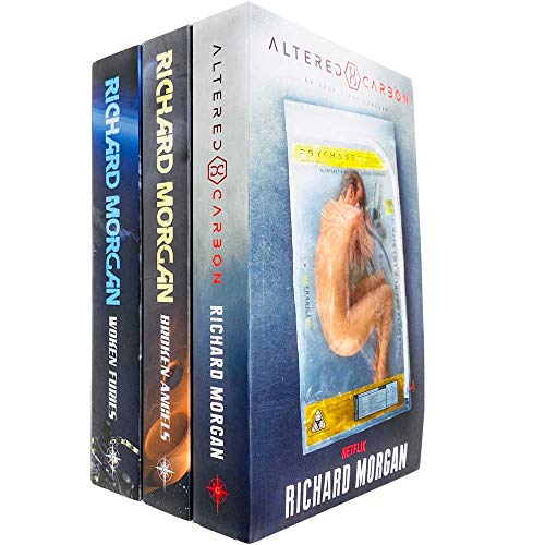 Stock image for Takeshi Kovacs Novels Series 3 Books Collection Set by Richard Morgan (Altered Carbon, Broken Angels & Woken Furies) NETFLIX for sale by GF Books, Inc.