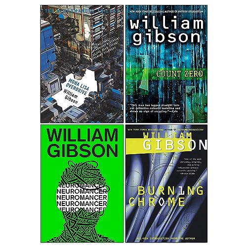 Stock image for Sprawl Series Complete 4 Books Collection Set by William Gibson (Neuromancer, Count Zero, Mona Lisa Overdrive & Burning Chrome) for sale by Books Unplugged