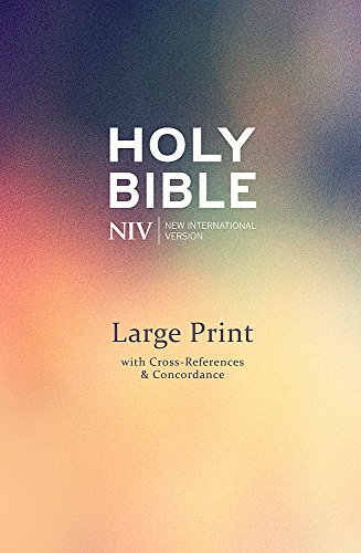 Beispielbild fr NIV Large Print Single-Column Deluxe Reference Bible: Hardback (New International Version) zum Verkauf von WorldofBooks