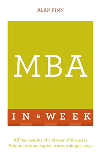 Stock image for MBA in a Week for sale by Blackwell's