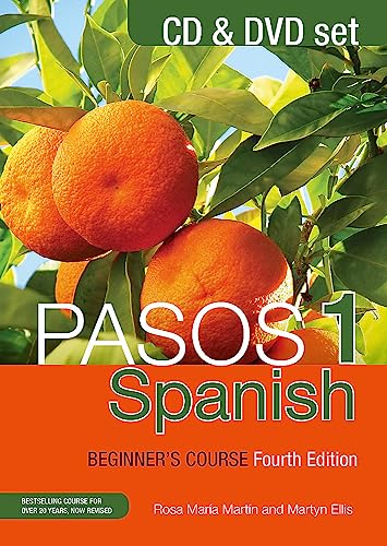 Stock image for Pasos 1 (Fourth Edition): Spanish Beginner's Course: CD and DVD set for sale by GF Books, Inc.
