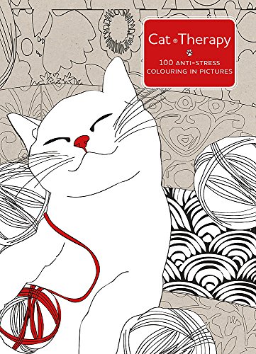 Imagen de archivo de Cat Therapy: A mindful colouring book for adults a la venta por WorldofBooks