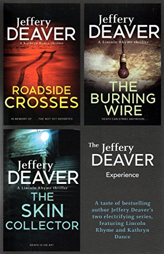 Beispielbild fr The Jeffery Deaver Experience - 3 Book Collection - Roadside crosses, The Burning Wire and The Skin Collector zum Verkauf von WorldofBooks