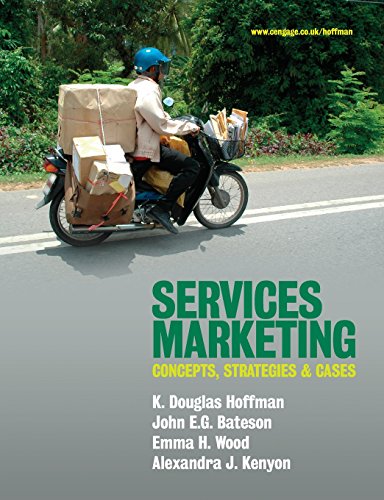 Imagen de archivo de Services Marketing B&W: Concepts, Strategies and Cases a la venta por AwesomeBooks