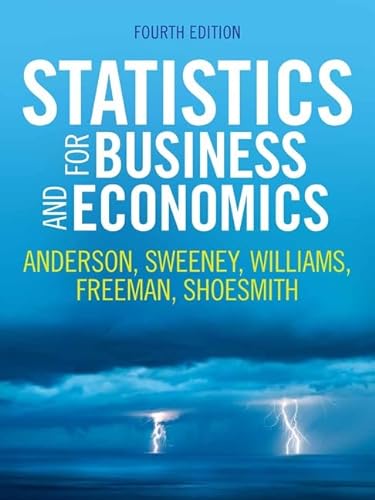 Beispielbild fr Statistics for Business and Economics zum Verkauf von AwesomeBooks