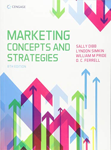 Imagen de archivo de Marketing Concepts and Strategies a la venta por Better World Books Ltd
