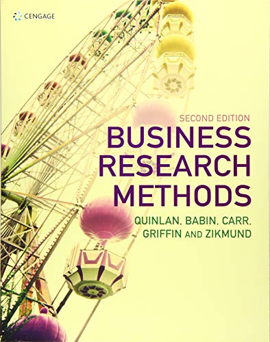 Imagen de archivo de Business Research Methods a la venta por Better World Books Ltd