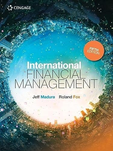 Stock image for International Financial Management for sale by Studibuch