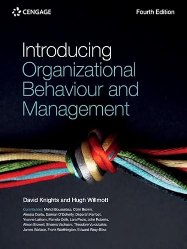Beispielbild fr Introducing Organizational Behaviour and Management zum Verkauf von Blackwell's
