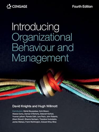 Stock image for Introducing Organizational Behaviour and Management for sale by Blackwell's
