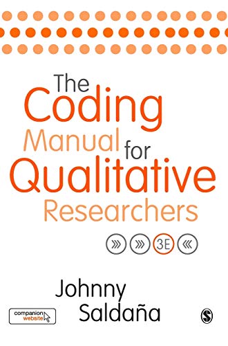 Beispielbild fr The Coding Manual for Qualitative Researchers zum Verkauf von ZBK Books