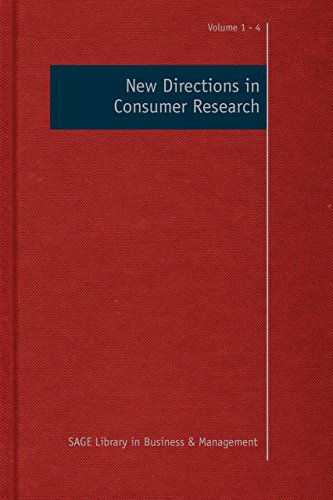 9781473911536: New Directions in Consumer Research (SAGE Library in Marketing)