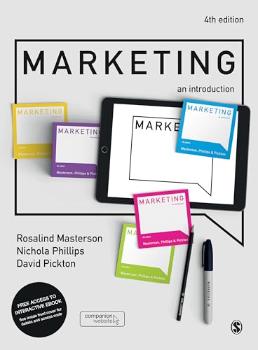 Imagen de archivo de Marketing: An Introduction a la venta por Solr Books