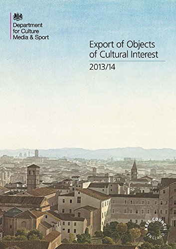 9781474111539: Export of objects of cultural interest 2013/14: 1 May 2013 to 30 April 2014